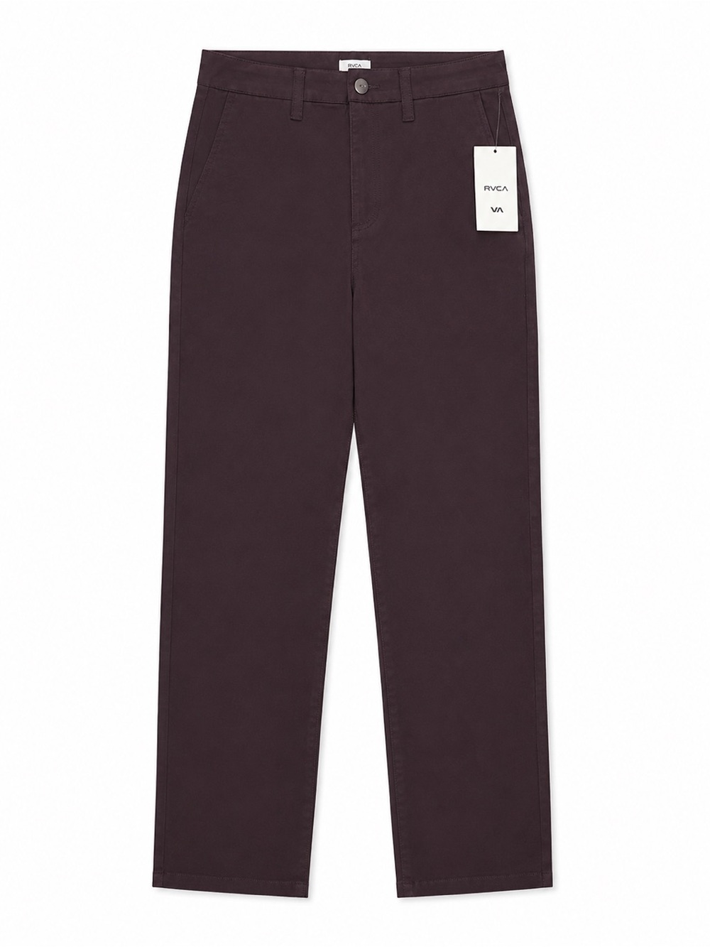 NWT RVCA Weekend Stretch Chino Pants Espresso 26